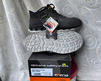 Scarpa da lavoro S1P ESD pelle scamosciata grigio