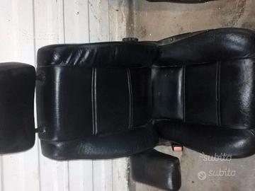 Sedili Lancia Delta in pelle nera Poltrone Frau