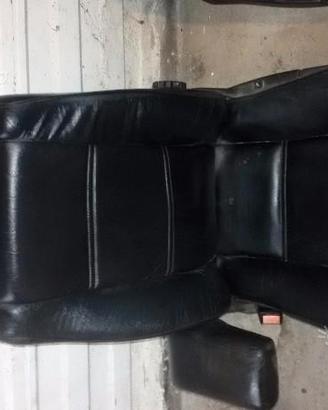 Sedili Lancia Delta in pelle nera Poltrone Frau