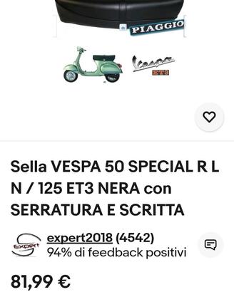 Sedile Vespa 50 Special 