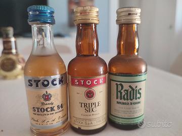 n. 3 bottigliette mignon Liquore Stock