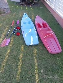 kayak canoa pagaia 