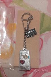 portachiavi auto argento 