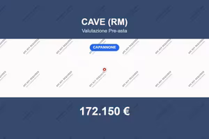 Immobile in asta di 808 m² a Cave