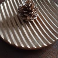 decorazione dorata natalizia