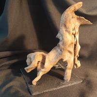 scultura driftwood  Custode del centro 