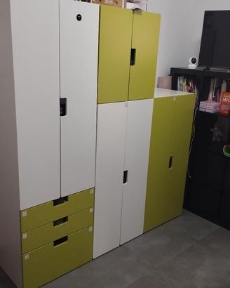 armadio Ikea più letto a soppalco bambini