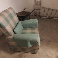 Poltrona vintage dondolante 