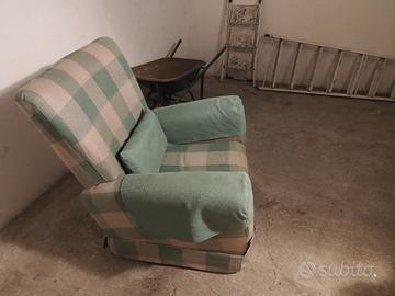Poltrona vintage dondolante 