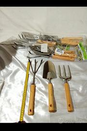 set 3 pezzi da giardinaggio, inox. 