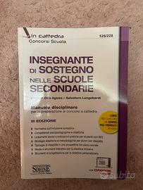 Libro concorso insegnante sostegno sc. secondarie
