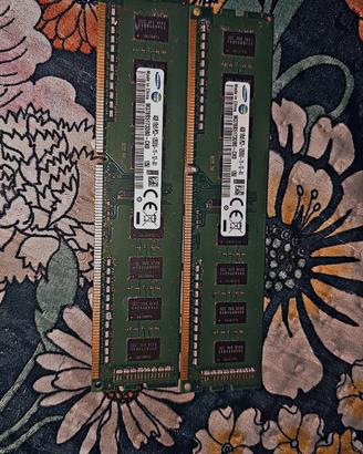  2x4GB RAM Samsung DDR3 1600MHz UDIMM 