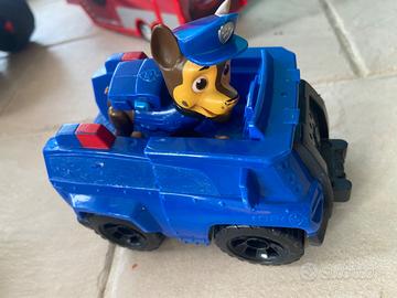Paw patrol personaggi con veicolo