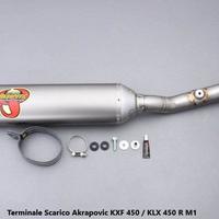 Terminale Scarico Akrapovic KXF 450 / KLX 450 R M1