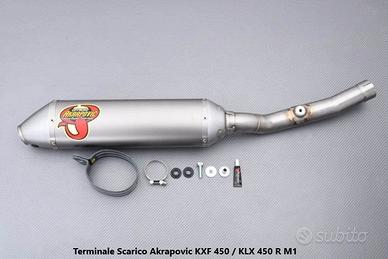 Terminale Scarico Akrapovic KXF 450 / KLX 450 R M1