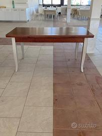 N 10 TAVOLI IN LEGNO RISTORANTE/CASA 160/240 X 86