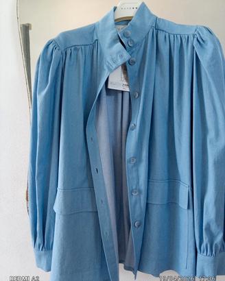 giacca donna colore denim