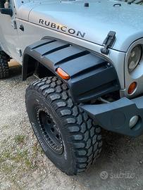 Parafanghi flat in plastica jeep warngler jk