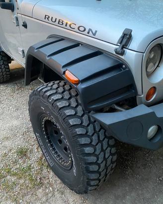 Parafanghi flat in plastica jeep warngler jk