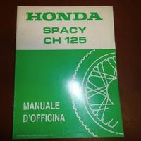 SPACY CH125 MANUALE OFFICINA MANUTENZIONE HONDA