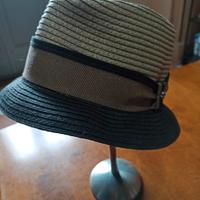 Cappello Estivo Pork Pie Diamante Bicolor 2