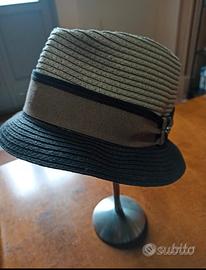 Cappello Estivo Pork Pie Diamante Bicolor 2