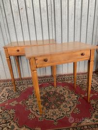 Coppia tavoli vintage
