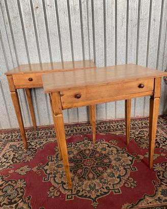Coppia tavoli vintage