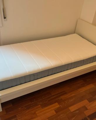 Letto singolo Ikea con materasso 90x200