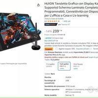 HUION Kamvas 13PRO Tavoletta Grafica con Display