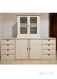 Vetrinetta, credenza e 2 cassettiere – anche separ