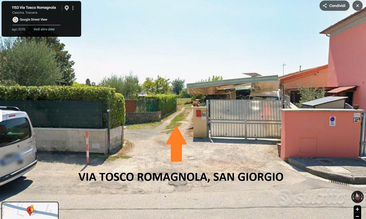 Orto di mq 260 in Cascina (PI) Via Tosco Romagnola - Vista 5