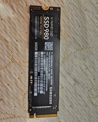 SSD Samsung 980 NVMe M.2 500GB