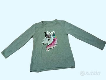 Maglione girabrilla bambina 10 anni