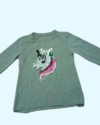 Maglione girabrilla bambina 10 anni