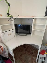 Scrivania angolare Ikea Micke