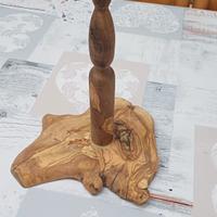 porta scottex in legno di ulivo 