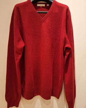 Maglione UNIQLO uomo scollo V 100% cashmere