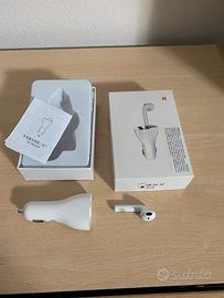 Caricatore da auto + auricolare bluetooth - Nuovo