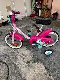 Bici da bimba con ruotine