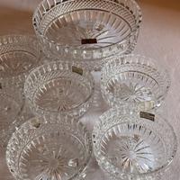 Set frutta gelato cristallo bohemia