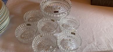 Set frutta gelato cristallo bohemia