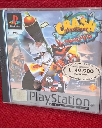 Crash Bandicoot 3: Warped PS1 Platinum 