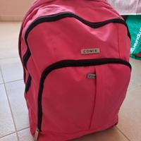 zaino comix rosa nero scuola