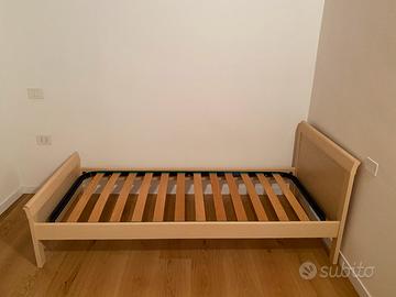 struttura letto legno con doghe