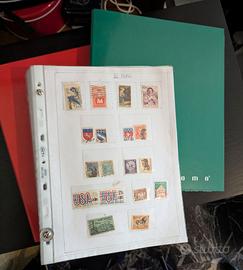 3 quaderni di francobolli antichi