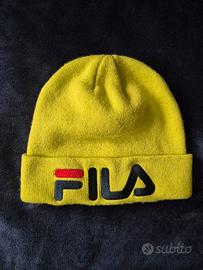 Beanie Fila giallo fluo