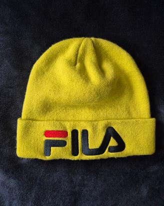 Beanie Fila giallo fluo