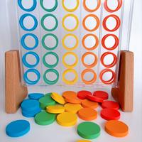 Mosaico 25 monete legno colorate 5x5 Lovevery