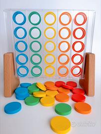 Mosaico 25 monete legno colorate 5x5 Lovevery